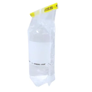 Bolsa (saco) para Coleta 100ml Estéril com Área para Escrita e Tiossulfato de Sódio Stand Up