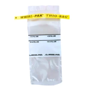 Bolsa (saco) para Coleta 100ml Estéril com Área para Escrita e Tiossulfato de Sódio Cx 100und - Nasc